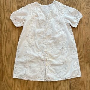 Zara girls eyelet dress.